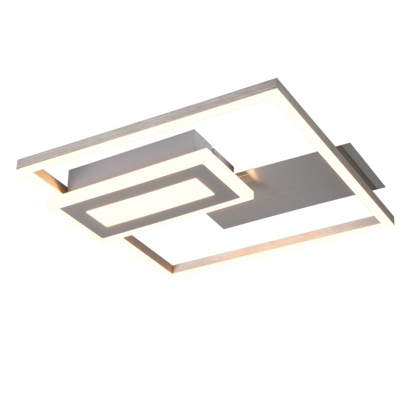 - Spiro - Matt Nickel LED Ceiling Lamp 2500 lm Trio-R67862107 - Spiro - Matt Nickel LED Ceiling Lamp 2500 lm