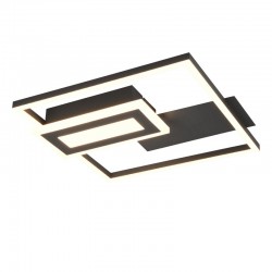 Spiro - Matt Black LED Ceiling Lamp 2500 lm Spiro - Matt Black LED Ceiling Lamp 2500 lm