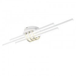 Cinto - White & Nickel LED Ceiling Lamp