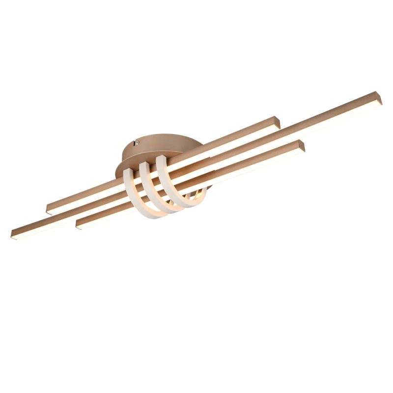 - Cinto - Coffee & Warm Grey LED Ceiling Lamp Trio-R67873165 - Cinto - Coffee & Warm Grey LED Ceiling Lamp