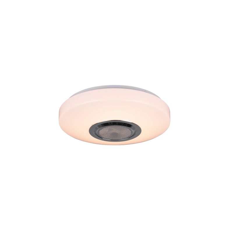 Trio-R69021101 - Maia - White RGBW Ceiling Lamp with Bluetooth Speaker Ø 33 cm