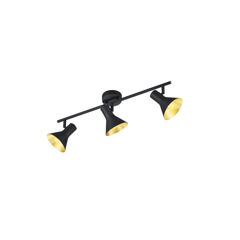 - Nina - Black & Gold 3 Spotlights Trio-R80163002 - Nina - Black & Gold 3 Spotlights