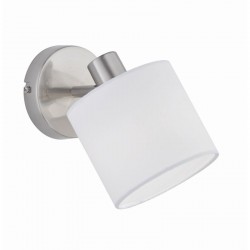 Tommy - Matt Nickel Spotlight with White Shade Tommy - Matt Nickel Spotlight with White Shade