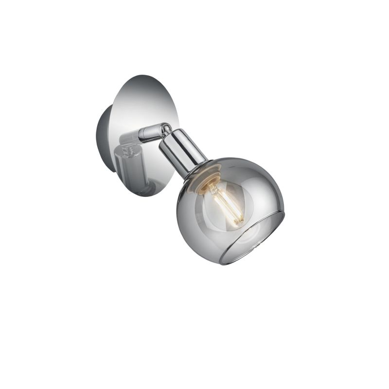- Brest - Chrome Spotlight with Smoked Glass Trio-R80591006 - Brest - Chrome Spotlight with Smoked Glass