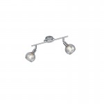Brest - Chrome 2 Spotlights with Smoked Glass Brest - Chrome 2 Spotlights with Smoked Glass