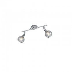 Brest - Chrome 2 Spotlights with Smoked Glass Brest - Chrome 2 Spotlights with Smoked Glass