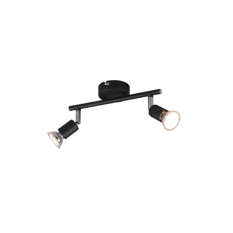 Trio-R80912032 - Paris - Black 2 Spotlights