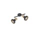 - Latika - Black & Wood 2 Spotlights Trio-R81522032 - Latika - Black & Wood 2 Spotlights