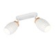 Trio-R81572031 - Bidar - White 2 Spotlight with Wood Accent