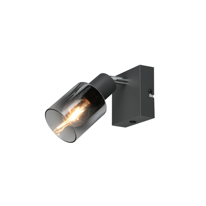 - Cadiz - Anthracite Spotlight with Smoked Ombre Glass Trio-R81781042 - Cadiz - Anthracite Spotlight with Smoked Ombre Glass