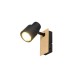 Trio-R81981732 - Pierre - Matt Black & Wooden Spotlight