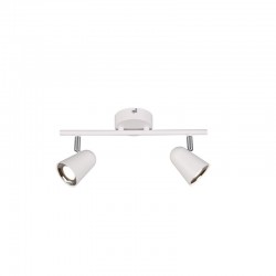 Toulouse - White & Silver LED 2 Spotlights