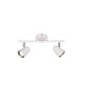 Trio-R82122131 - Toulouse - White & Silver LED 2 Spotlights