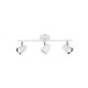 Trio-R82123131 - Toulouse - White & Silver LED 3 Spotlights