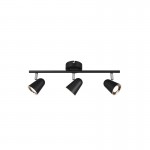 Toulouse - Black & Silver LED 3 Spotlights Toulouse - Black & Silver LED 3 Spotlights