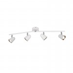 Toulouse - White & Silver LED 4 Spotlights Toulouse - White & Silver LED 4 Spotlights