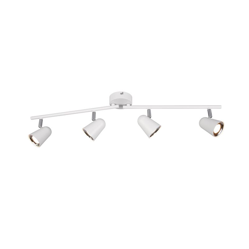 Trio-R82124131 - Toulouse - White & Silver LED 4 Spotlights