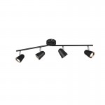 Toulouse - Black & Silver LED 4 Spotlights Toulouse - Black & Silver LED 4 Spotlights
