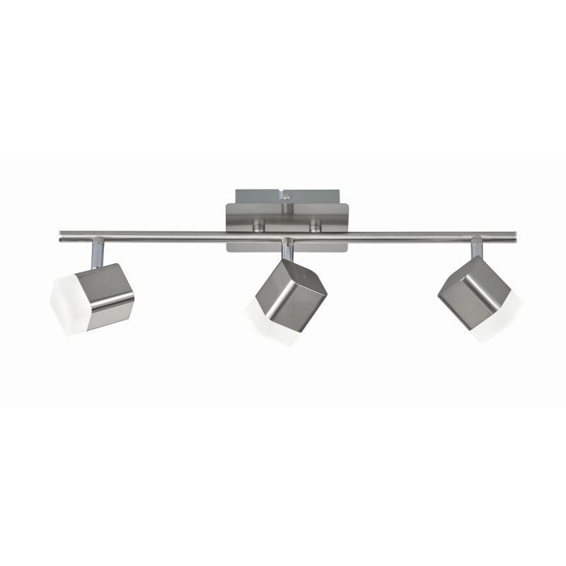 Trio-R82153107 - Roubaix - Matt Nickel LED 3 Spotlights