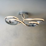 Aria - Polished Chrome LED Semi-Flush 1600 lm Aria - Polished Chrome LED Semi-Flush 1600 lm