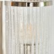 - Henbury - Bright Nickel Wall Lamp with Ribbed Glass Endon-100040 - Henbury - Bright Nickel Wall Lamp with Ribbed Glass