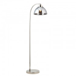 Caspa - Bright Nickel Floor Lamp with Smoked Mirrored Glass Caspa - Bright Nickel Floor Lamp with Smoked Mirrored Glass