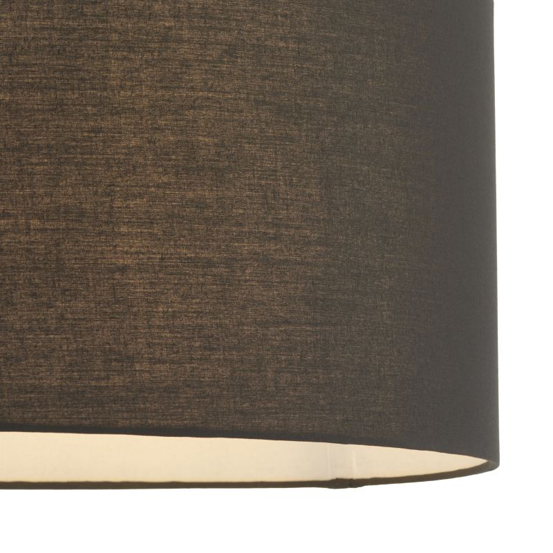 Endon-101181 - Cylinder - Shade Only - 50 cm Black Shade