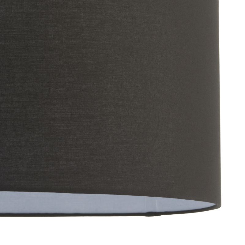 Endon-101181 - Cylinder - Shade Only - 50 cm Black Shade