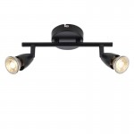 Amalfi - Matt Black 2 Light Bar Spotlights Amalfi - Matt Black 2 Light Bar Spotlights