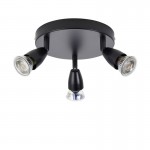 Amalfi - Matt Black 3 Light Round Spotlights Amalfi - Matt Black 3 Light Round Spotlights