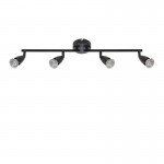 Amalfi - Matt Black 4 Light Bar Spotlights Amalfi - Matt Black 4 Light Bar Spotlights