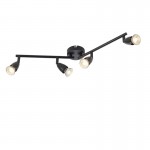 Amalfi - Matt Black 4 Light Bar Spotlights Amalfi - Matt Black 4 Light Bar Spotlights