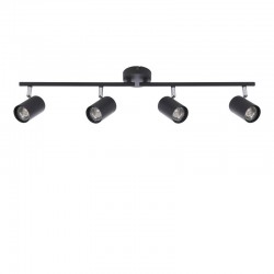Arezzo - Matt Black & Chrome 4 Light Bar Spotlights