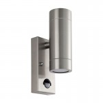 Palin - Marine Grade Stainless Steel Up&Down PIR Wall Lamp Palin - Marine Grade Stainless Steel Up&Down PIR Wall Lamp