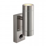 Palin - Marine Grade Stainless Steel Up&Down PIR Wall Lamp Palin - Marine Grade Stainless Steel Up&Down PIR Wall Lamp
