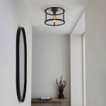 Hopton - Matt Black Lantern Flush Hopton - Matt Black Lantern Flush