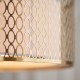 Endon-101568 - Cordero - Gold 3 Light Semi Flush with Frosted Diffuser