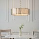 Endon-101569 - Cordero - White & Gold with Frosted Glass 3 Light Pendant