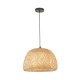 Endon-101574 - Bali - Natural Bamboo with White Diffuser Pendant