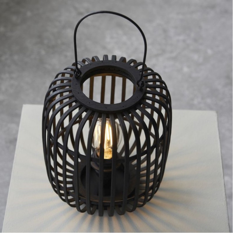 Endon-101674 - Mathias - Dark Bamboo Table Lamp