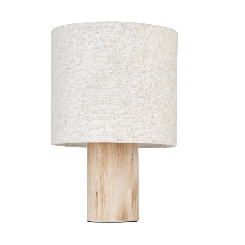 Endon-101680 - Durban - Natural Linen & Wood Table Lamp