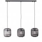 Mathias - Dark Bamboo 3 Light over Island Fitting Mathias - Dark Bamboo 3 Light over Island Fitting