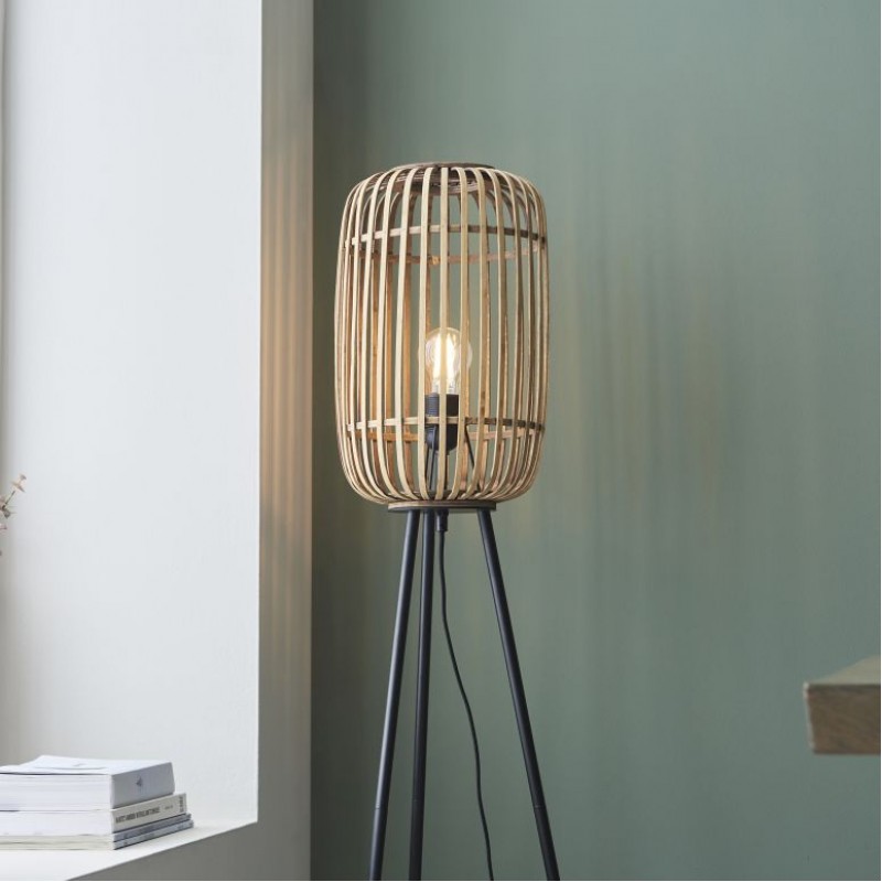 Endon-101774 - Mathias - Natural Bamboo Floor Lamp