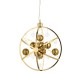 Endon-102608 - Muni - LED Clear & Gold Balls Hanging Pendant