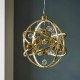 Endon-102608 - Muni - LED Clear & Gold Balls Hanging Pendant