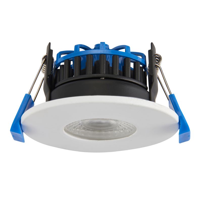 Saxby-102630 - ShieldPRO - Bathroom White LED Recessed Downlight 4CCT