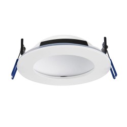 OrbitalPRO - Bathroom CCT Matt White Recessed Downlight 12W
