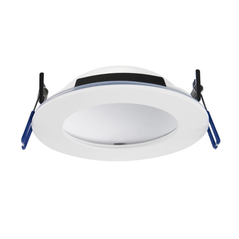 Saxby-102671 - OrbitalPRO - Bathroom CCT Matt White Recessed Downlight 12W