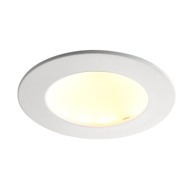 Saxby-102671 - OrbitalPRO - Bathroom CCT Matt White Recessed Downlight 12W