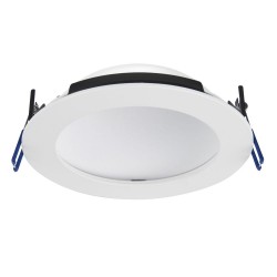 OrbitalPRO - Bathroom CCT Matt White Recessed Downlight 15W